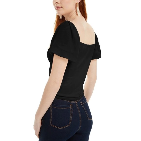 KIT & SKY Mesh Bustier Top in Black NWT - Picture 2 of 2